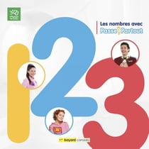 1, 2, 3 : les nombres avec passe-partout. chiffrier passe-partout