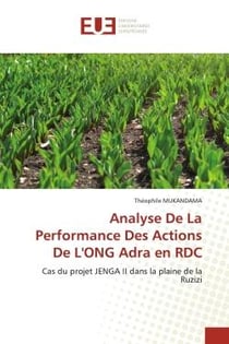 Analyse De La Performance Des Actions De L'ONG Adra en RDC : Cas du projet JENGA II dans la plaine de la Ruzizi