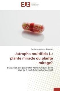 Jatropha multifida l.: plante miracle ou plante mirage? - evaluation des proprietes hemostatiques de