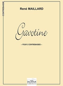 Gavotine pour 2 contrebasses