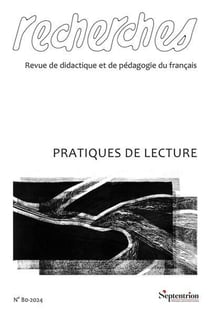 Recherches, revue de didactique et de pédagogie du français n.80 : Pratiques de lecture