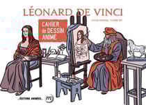 Cahier de dessin animé - léonard de vinci