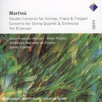 Double concerto pour cordes piano & timpani, tre ricercari...