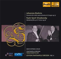 Edition Staatskapelle Dresden Vol.11 : Franz Konwitschny - Brahms & Tchaikovsky