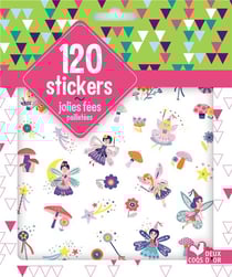 Gommettes - 120 stickers jolies fées pailletées