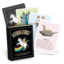 Affirmators ! 50 affirmation cards to help you help yourself... without the self-helpy-ness !