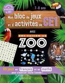 Une saison au zoo - mon bloc de jeux et d'activités de CE1