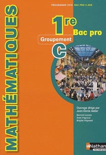Mathématiques - 1ière - bac pro - groupement c - manuel de l'élève (edition 2010)