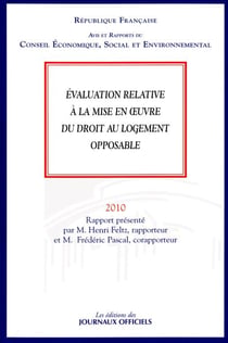 Évaluation relative à la mise en oeuvre du droit au logement opposable