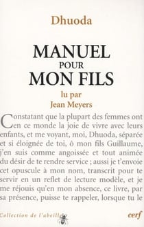 Dhuoda - Manuel pour mon fils