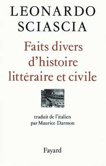Faits divers d'histoire litteraire et civile