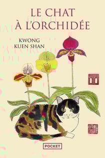 Le chat à l'orchidée