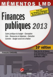 Finances publiques (édition 2013)