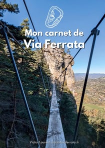 Mon carnet de Via Ferrata : 50 fiches noir et blanc à remplir et décorer