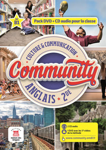 COMMUNITY ANGLAIS 2NDE (PACK CD AUDIO ET DVD)