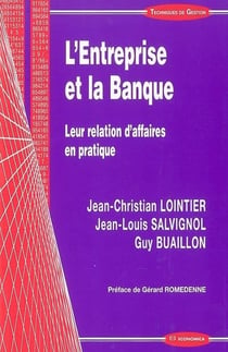 L'ENTREPRISE ET LA BANQUE