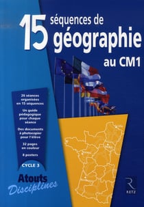 15 séquences de géographie au cm1
