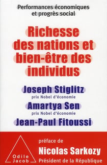 Performances économiques et progrès social - richesse des nations et bien-être des individus Tome 1