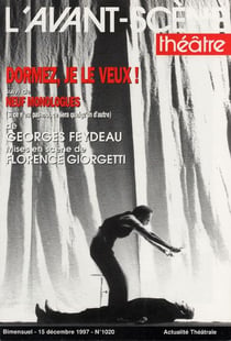 Revue L'Avant-scène théâtre n.1020 : dormez, je le veux ! - neuf monologues