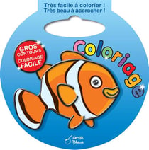 Coloriage rond bleu