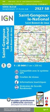 2927Sb St-Gengoux-Le-National/St-Bonnet-De-Joux