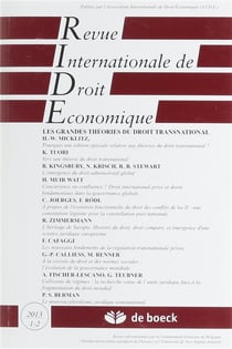 Revue internationale de droit économique n.2013/1.2