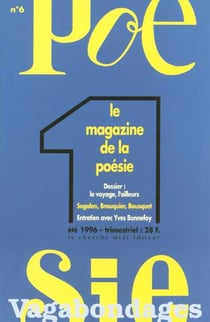 Revue poesie vagabondages - le voyage, l'ailleurs - numero 6