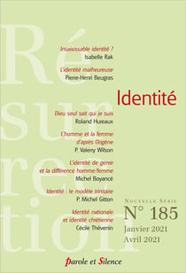 Revue résurrection n.185 - l'identité