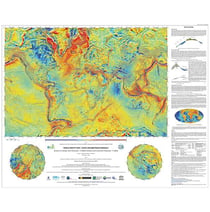Carte gravimétrique mondiale