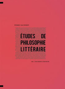 Études de philosophie littéraire