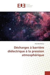 Decharges a barriere dielectrique a la pression atmospherique