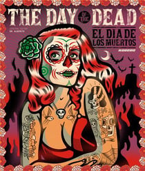 The day of the dead graphics, cartoons, symbols, installations and toys