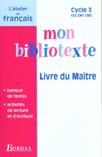 Français - cycle 3 - livre du maître