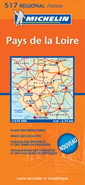Carte routiere pays de la loire 2007