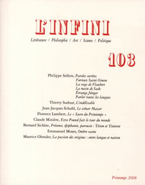 L'infini t.103