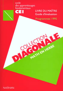 Diagonale maths en herbe ce1 livre maitre