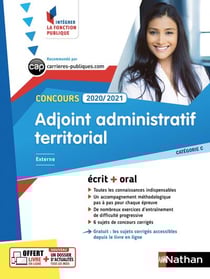 Concours adjoint administratif territorial - catégorie C (édition 2020/2021)