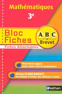 MES FICHES ABC DU BREVET Tome 2 : mathématiques - 3ème