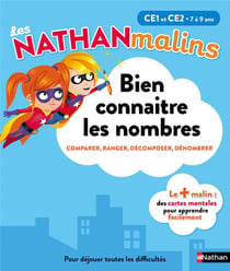LES NATHAN MALINS : bien connaitre les nombres - CE1 - CE2 - 7/9 ans (édition 2018)