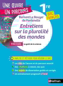 Entretiens sur la pluralité des mondes - 1re - Bac français (édition 2025/2026)