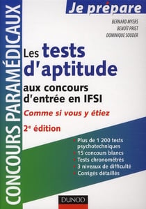 Je prépare - les tests d'aptitude aux concours d'entrée en ifsi - comme si vous y étiez (2e édition)