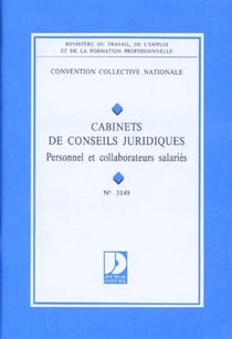 Cabinets de conseil juridique - personnel et collaborateurs salariés
