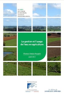 La gestion et l'usage de l'eau en agriculture
