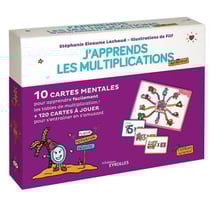 J'apprends les multiplications autrement : 10 cartes mentales pour apprendre facilement les tables de multiplications
