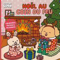 Coloriages noel au coin du feu