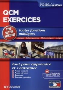 Qcm et exercices - toutes fonctions publiques
