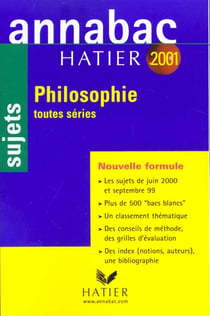Annabac - philosophie toutes series - sujets 2001