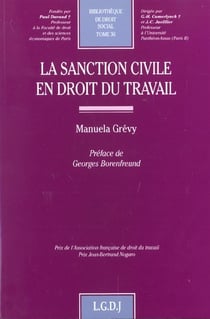 La sanction civile en droit du travail - vol36