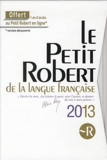 Petit Robert 2013 - coffret