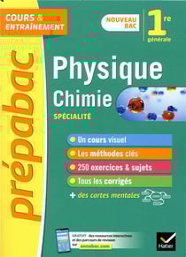 Prépabac cours & entraînement : physique-chimie - 1re, spécialité (édition 2019)